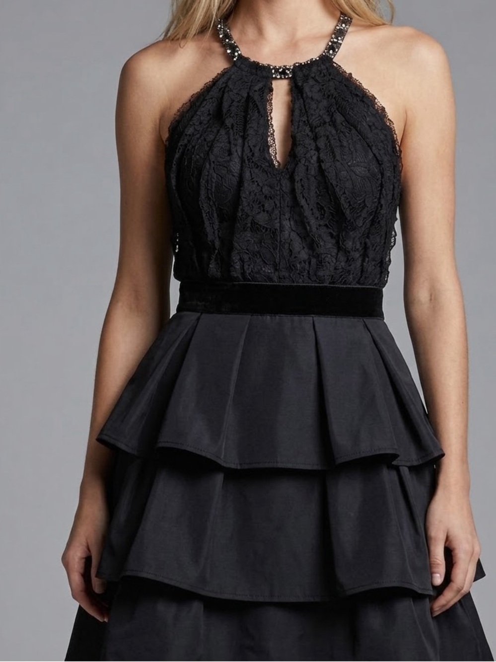 BCBGMaxAzria Tiered Cocktail Dress